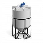 Емкость K 2000 литров с лопастной мешалкой