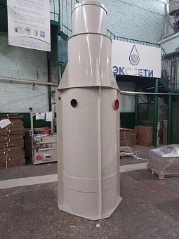 Жироуловитель вертикальный ОПП Хуран-А 11,0-750 (960×3310)