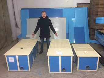 Пескоуловитель для поломоечных машин с трапом